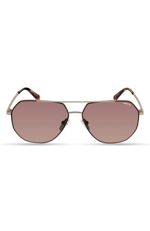 59mm Pilot Sunglasses