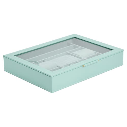 Wolf Sophia Jewelry Box With Window In Green