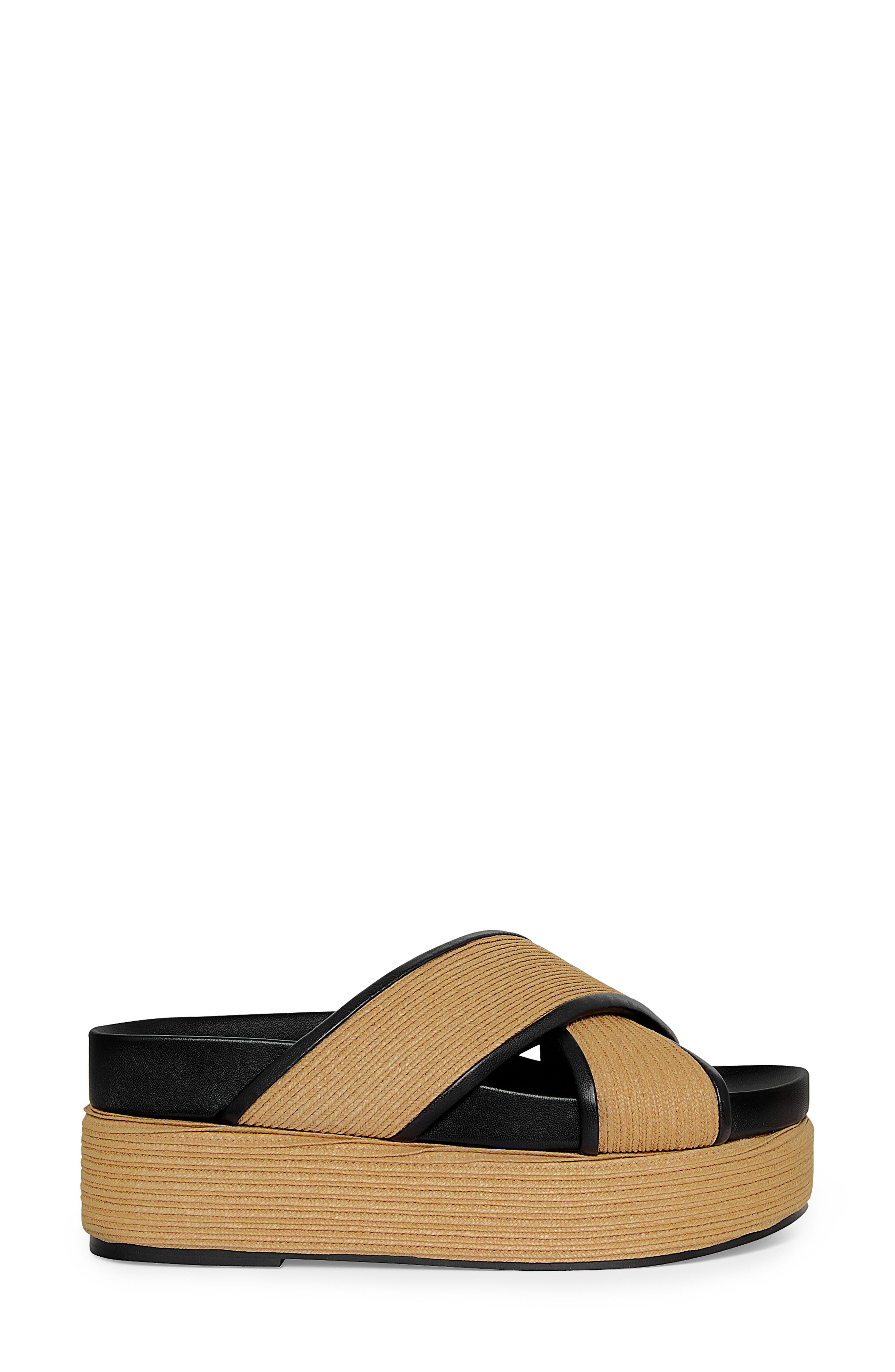 Rebecca Minkoff Woven Platform Sandal, Alternate, color, 