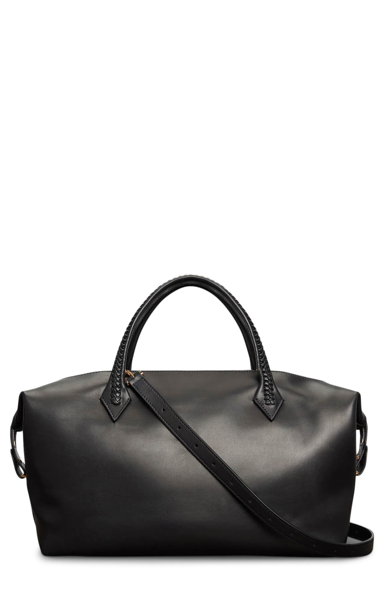 Métier London Perriand City Leather Duffel Bag, Main, color, 