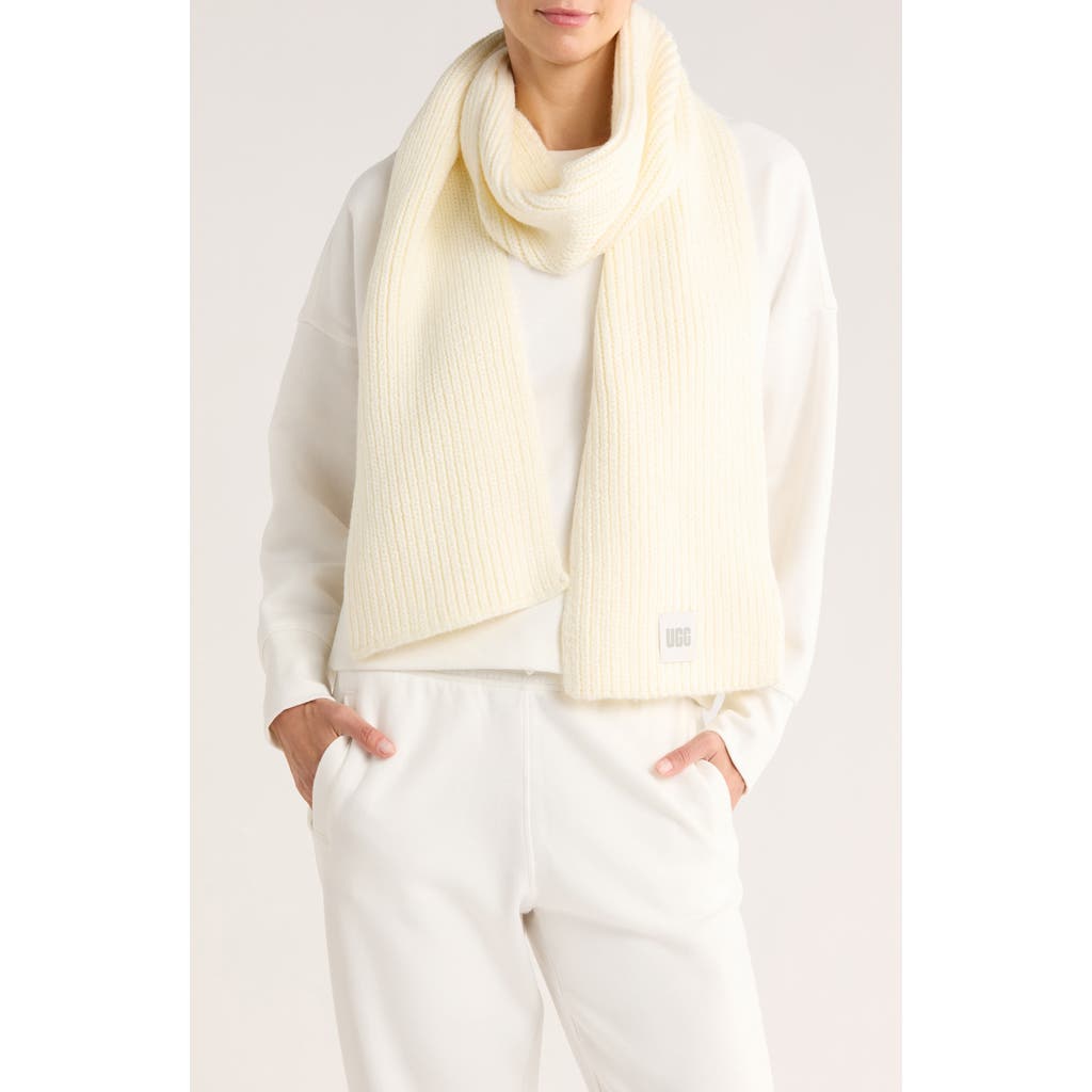 Ugg ® Chunky Rib Scarf In White