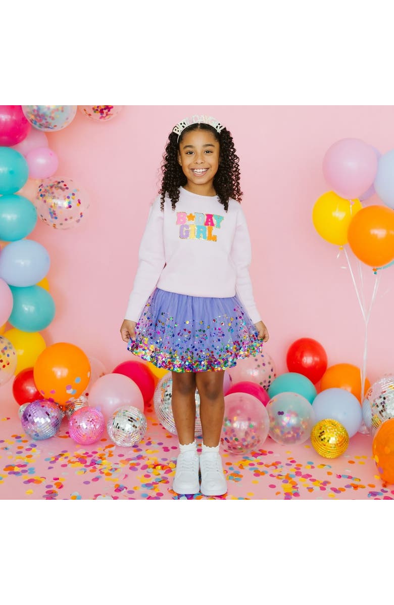 Sweet Wink Lavender Confetti Tutu, Alternate, color, Lavender