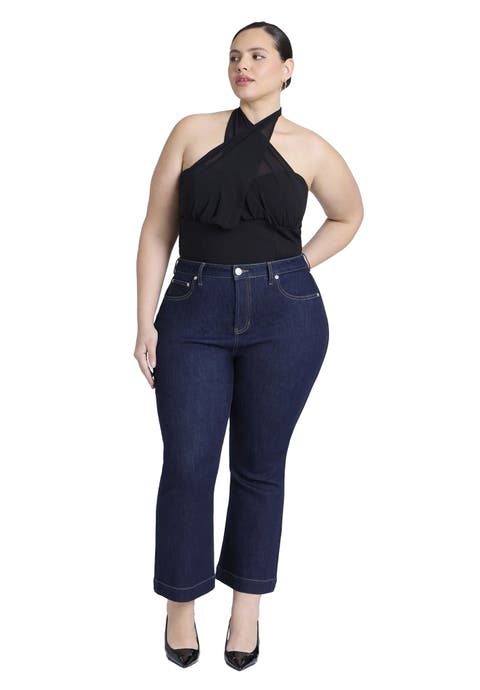 High Rise Crop Bootcut Jean (Plus Available)