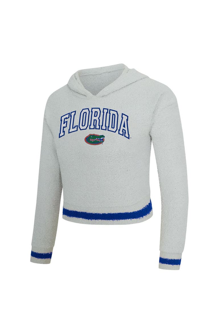 Women's Concepts Sport Gray/Royal Florida Gators Whitley Long Sleeve Hoodie Top & Shorts Set, Alternate, color, Gray