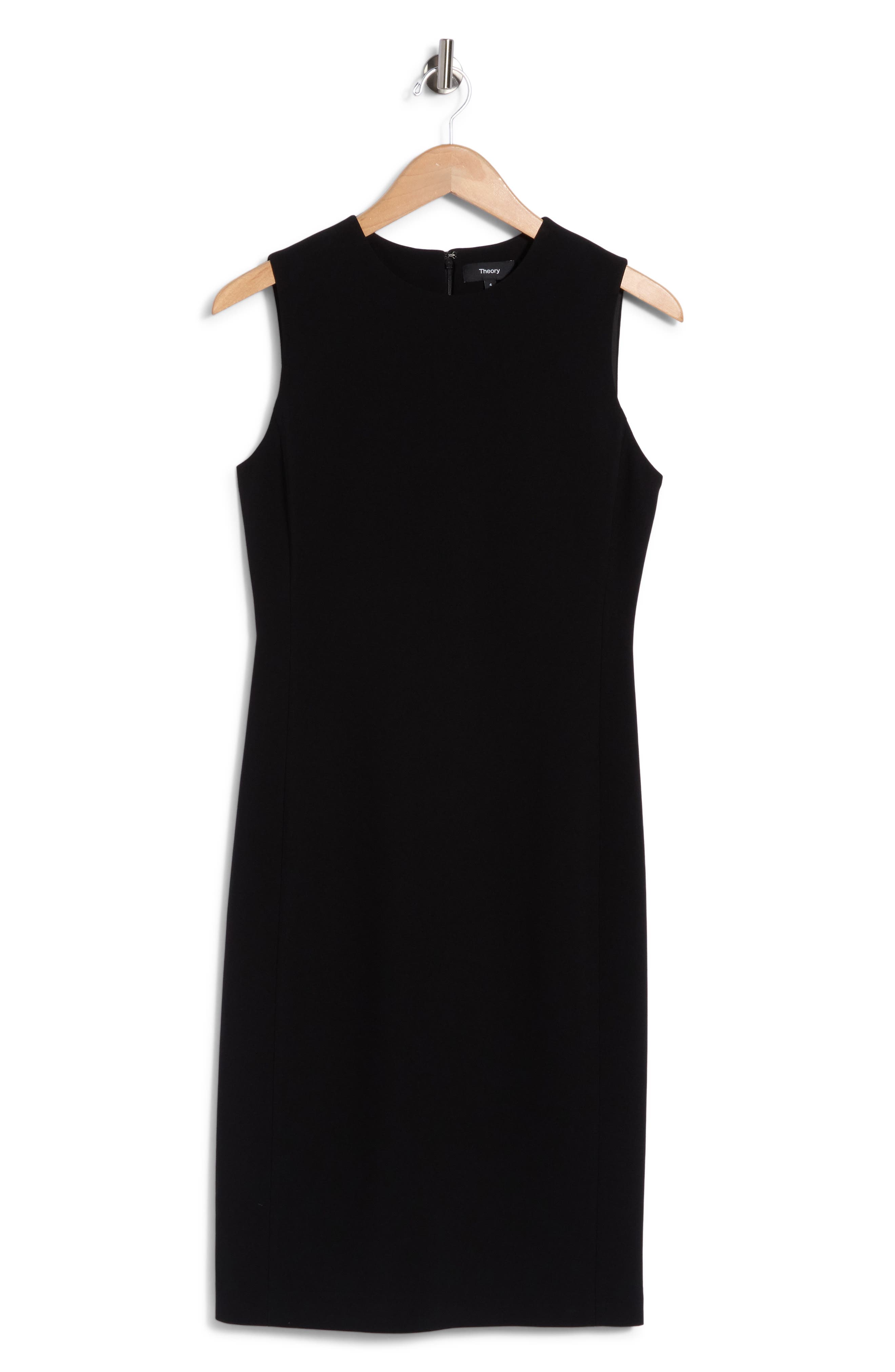 Eano Sleeveless Crepe Shift Dress