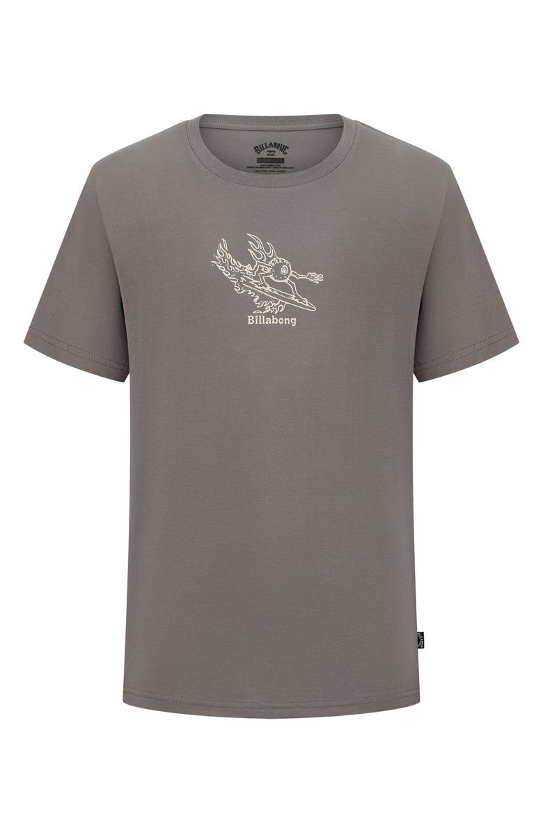 Billabong Kids' Monday Cotton Graphic T-Shirt, Main, color, Pewter
