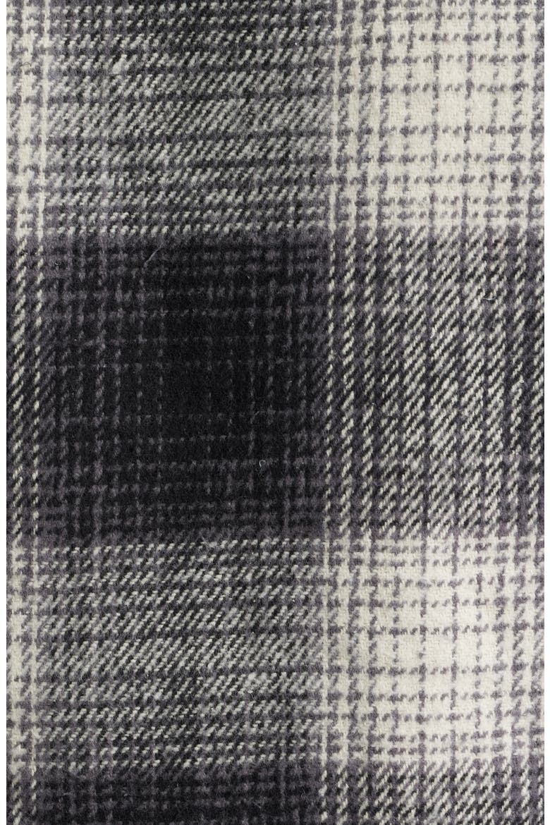 Matheson Check Organic Cotton Jacket, Alternate, color, BLACK/ OFF WHITE