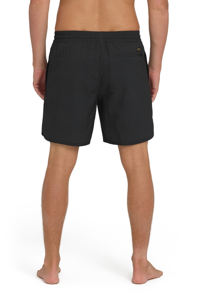 Reform Layback Swim Trunks, Alternate, color, BLACK