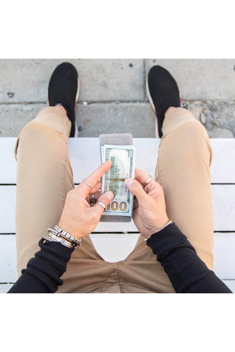 Money Clip Wallet, Alternate, color, Black