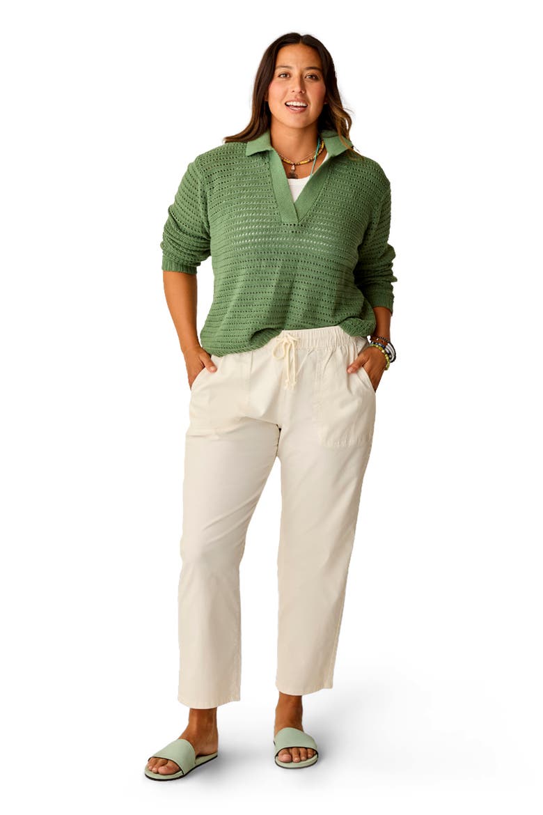 Zoe Twill Pant, Main, color, Birch