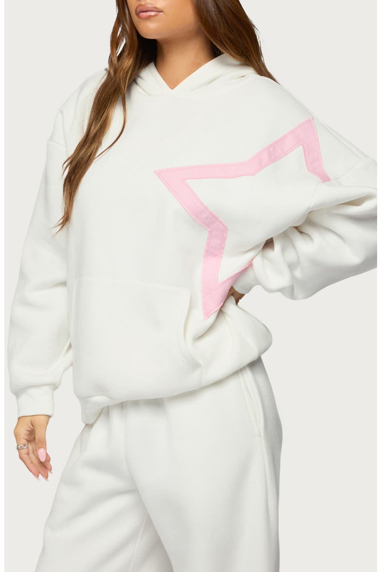 Starly Oversize Hoodie, Alternate, color, WHITE