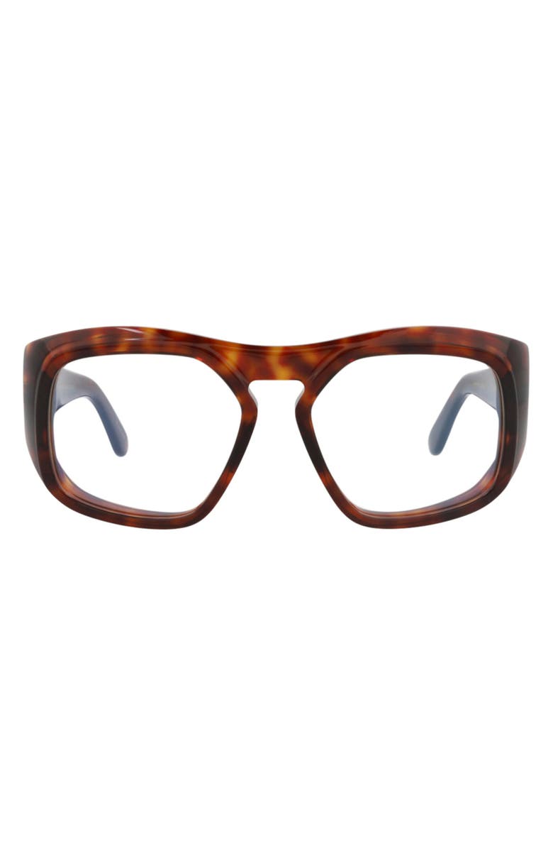 Valentino 55mm Novelty Optical Frames, Main, color, Havana Transparent