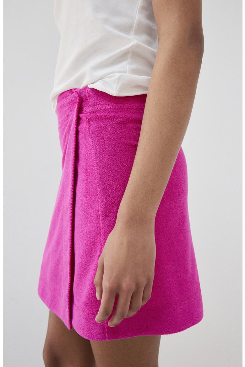 Terry Miniskirt, Alternate, color, FUCHSIA
