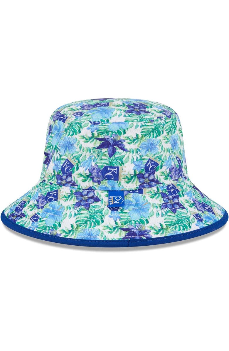 New Era Men's New Era Kansas City Royals Tropic Floral Bucket Hat, Alternate, color, 