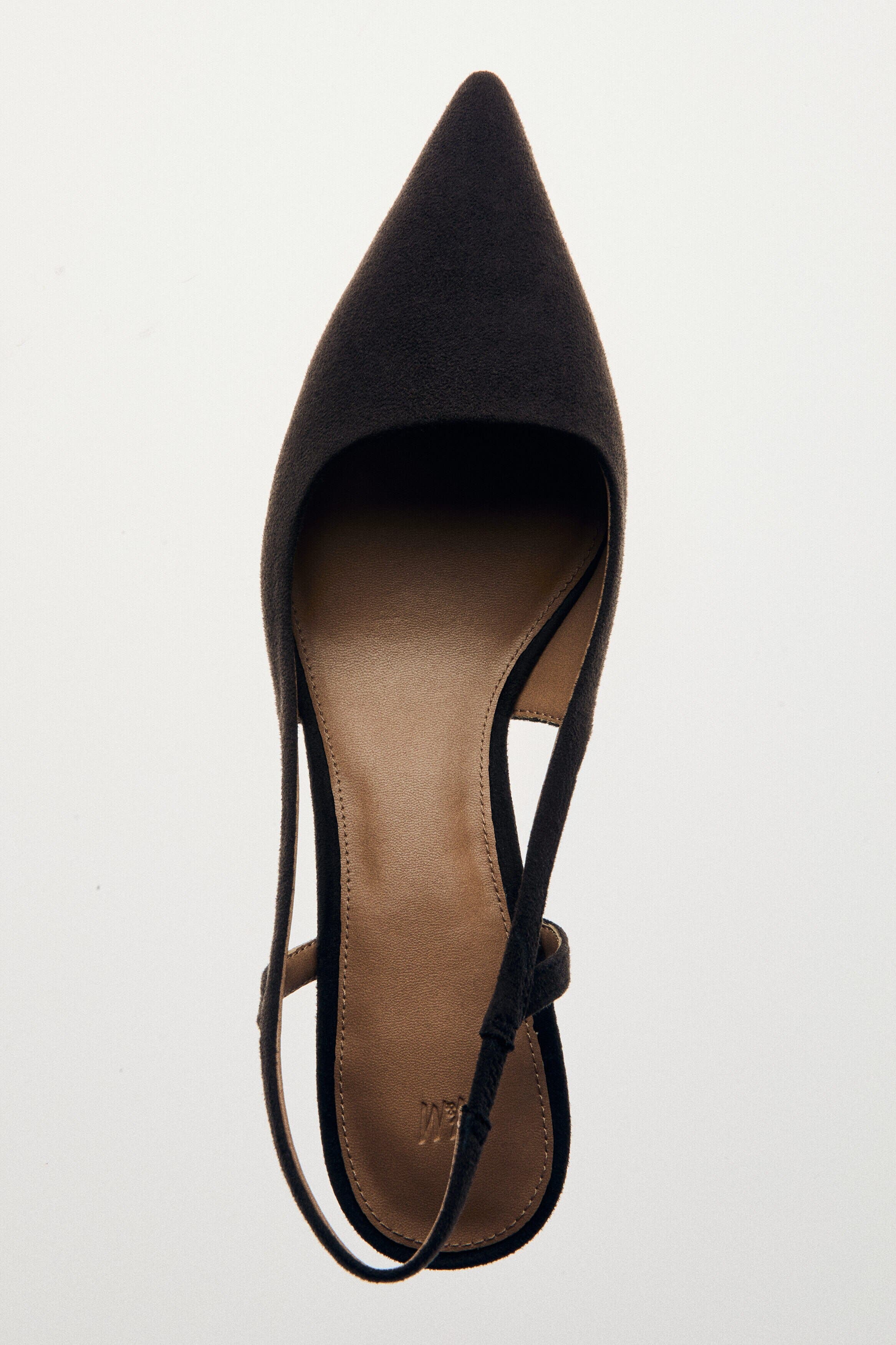 Kitten-heeled Slingbacks, Alternate, color, Dark brown