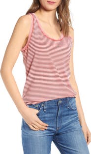 AG Cambria Stripe Fitted Tank