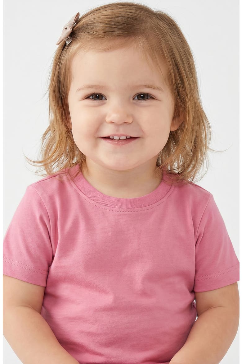 Taylor Assorted 5-Pack Organic Cotton T-Shirts, Alternate, color, BRIGHT PINK
