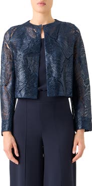 Akris Haron Sea Fan Lace Jacket