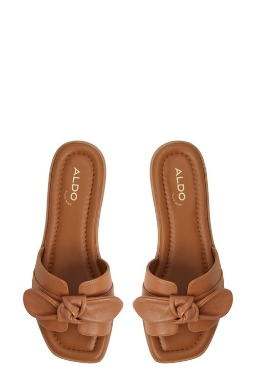 Aldo Lavinia Slide Sandal In Medium Brown