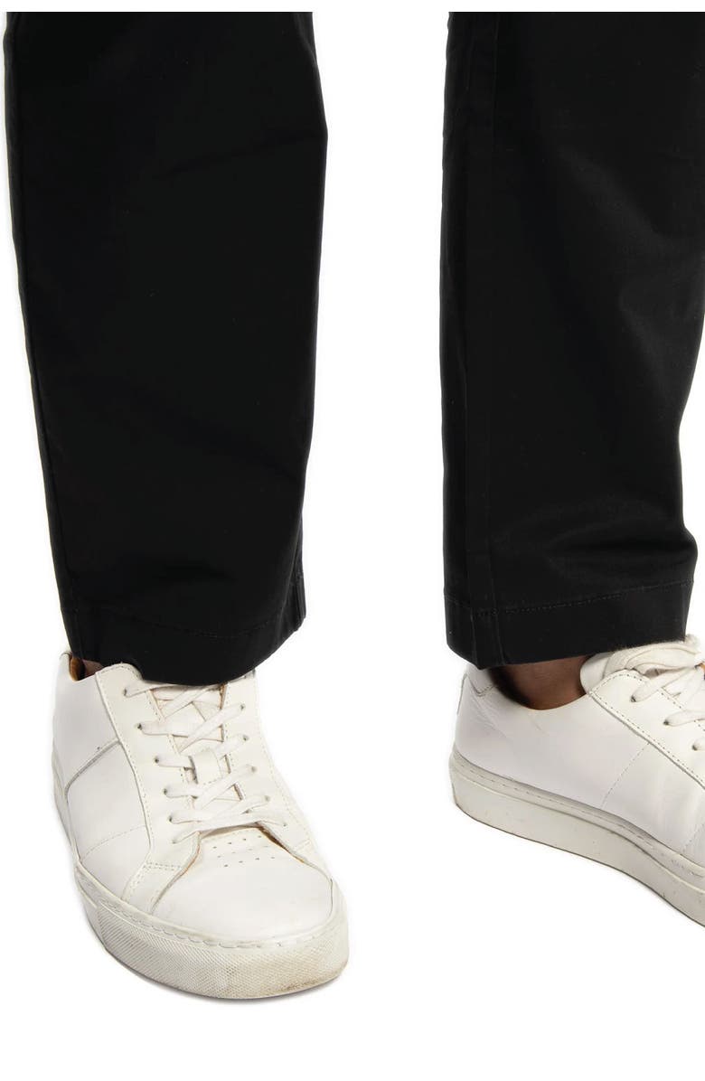 Peter Manning Lightweight Stretch Chinos Slim Fit, Alternate, color, Black