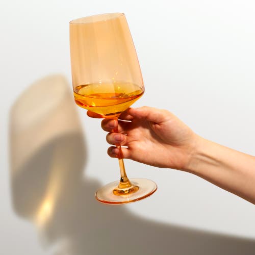 Viski Reserve Nouveau Crystal Wine Glasses Set Of 2