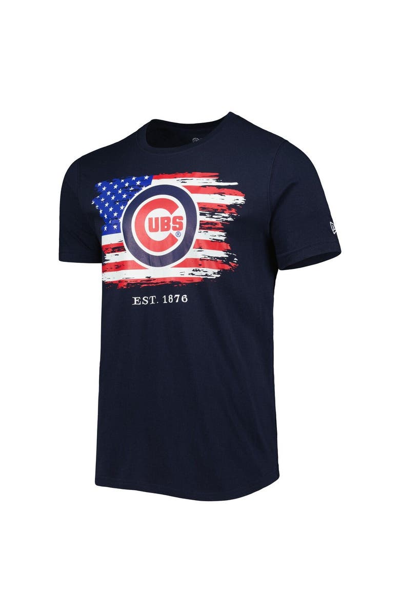 New Era Men's New Era Navy Chicago Cubs 4th of July Jersey T-Shirt, Alternate, color, Navy