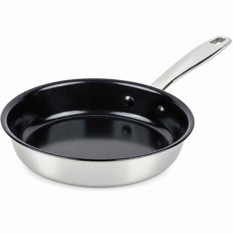 Maestro Nonstick Stainless Steel Frying Pan