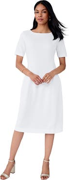 Jessica London Crepe Fit and Flare Dress