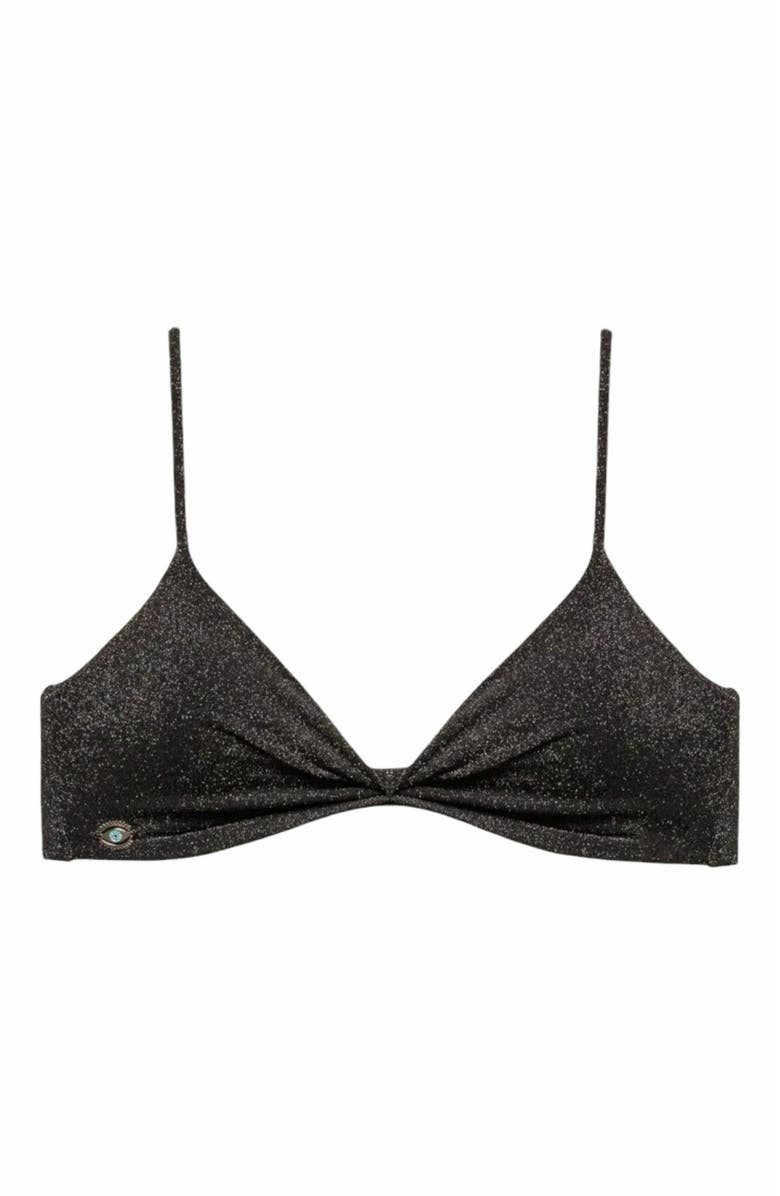 Biliblond Jordan Bikini Top, Alternate, color, Black Lurex