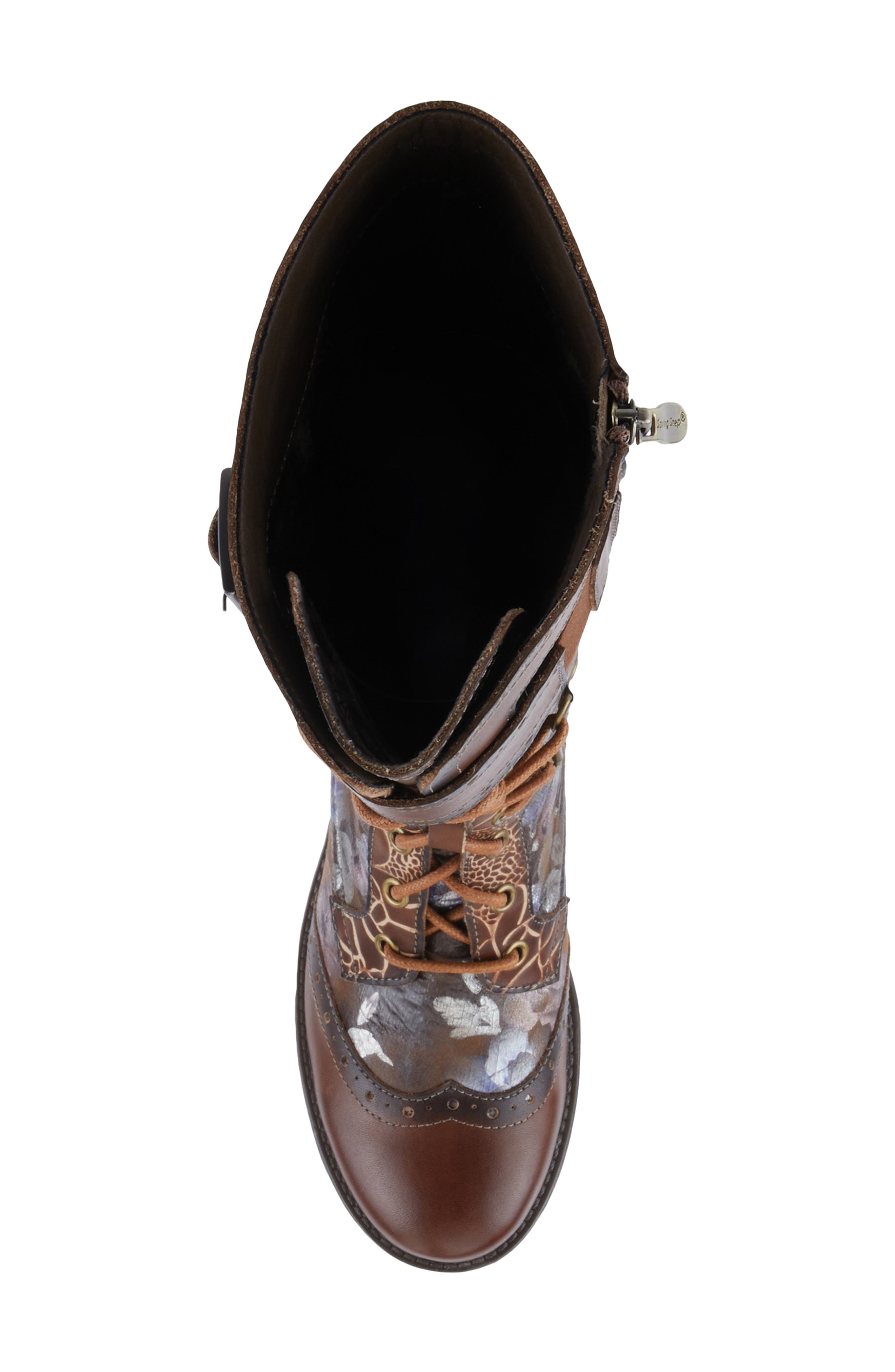L'Artiste by Spring Step Kisha Boss Boot, Alternate, color, Brown Multi