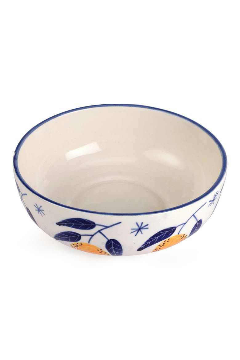 Set of 2 Italian Lemon Bowls, Main, color, YELLOW