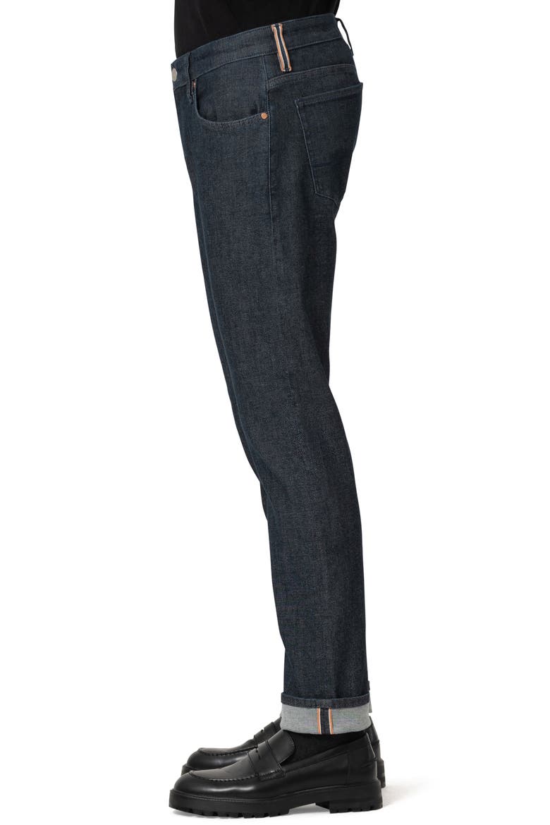 Courage Straight Leg Jeans, Alternate, color, DARK BLUE SELVEDGE