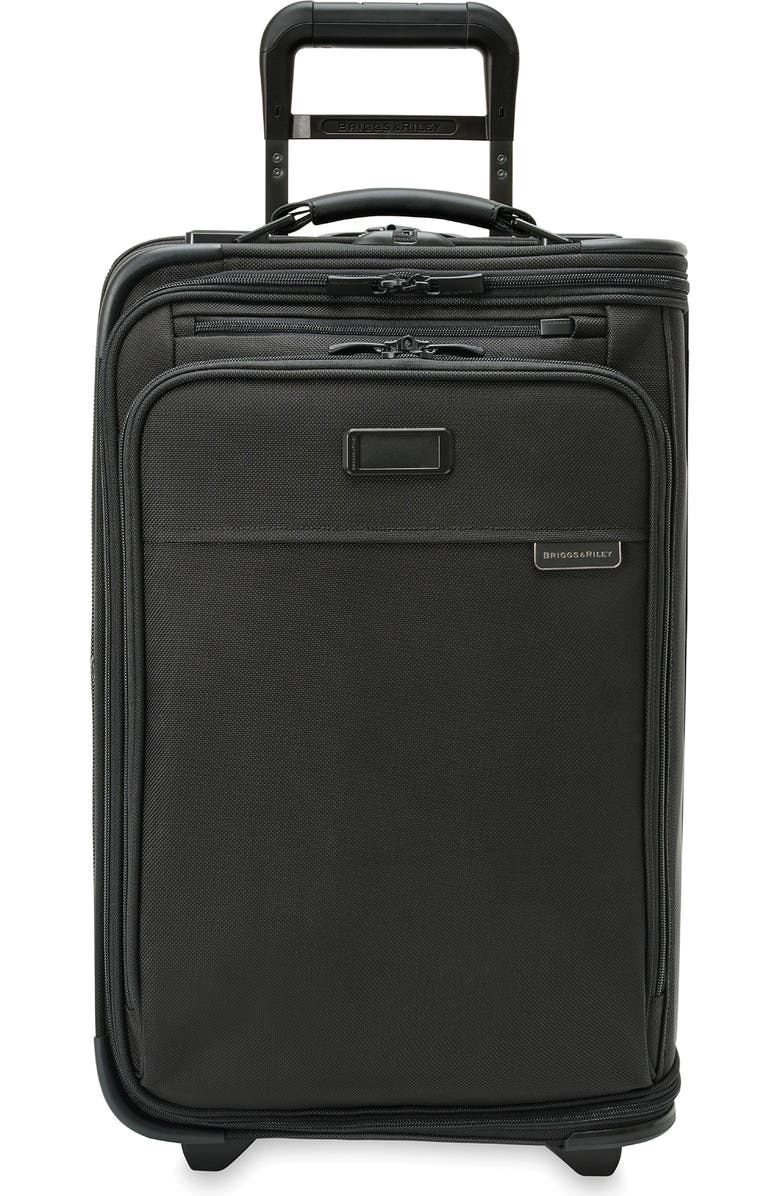 Briggs & Riley Baseline Upright Wheeled Carry-On Garment Bag, Main, color,