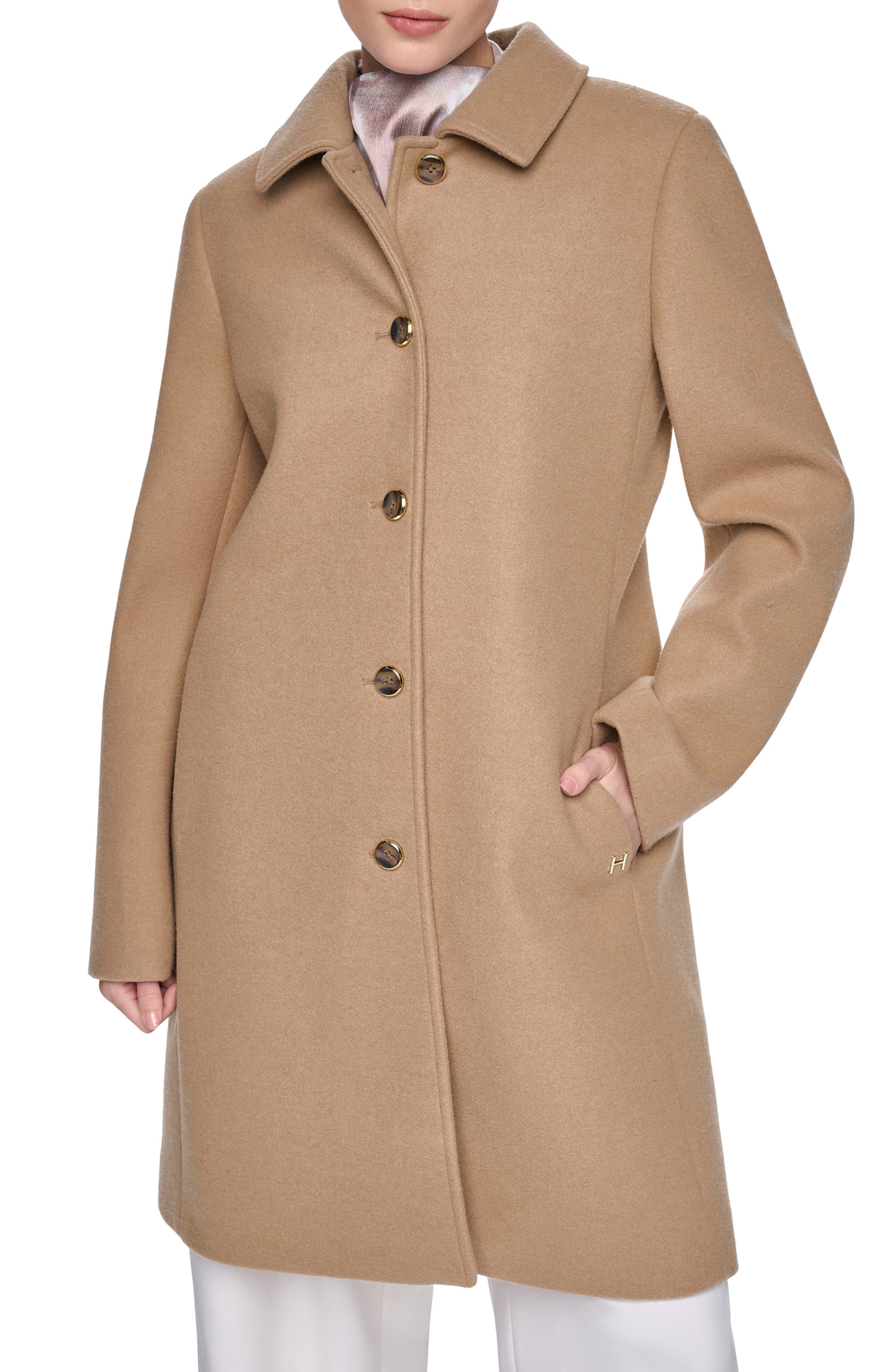 Faux Wool Walker Coat