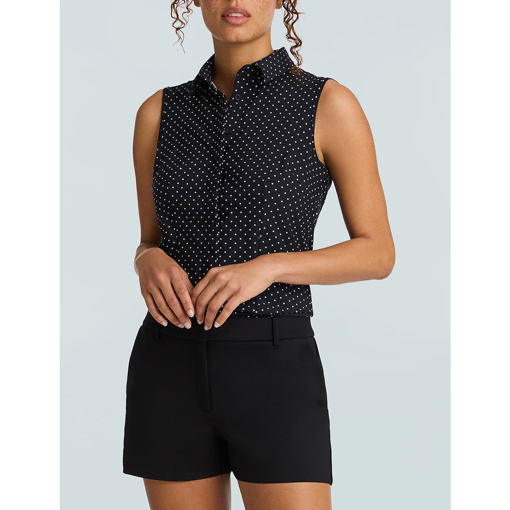 COMMANDO COMMANDO CLASSIC PRINTED SLEEVELESS BUTTON DOWN BODYSUIT