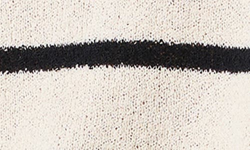 O'neill Zephi Stripe Crop Sweater In Winter White