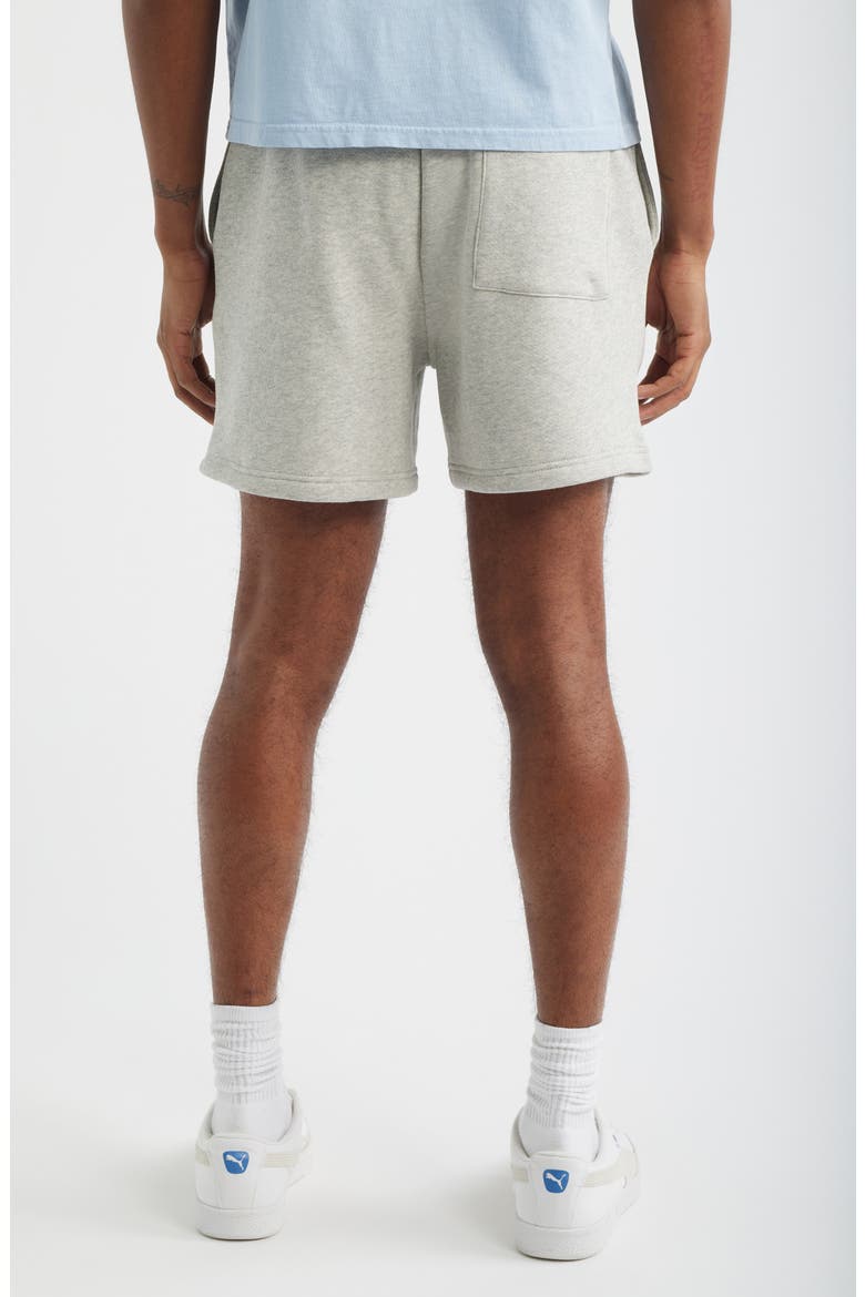 Seventies Graphic Sweat Shorts, Alternate, color, ASH