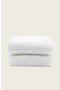  White / Bath Sheet Set Of 2