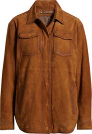 Frye Suede & Leather Shacket