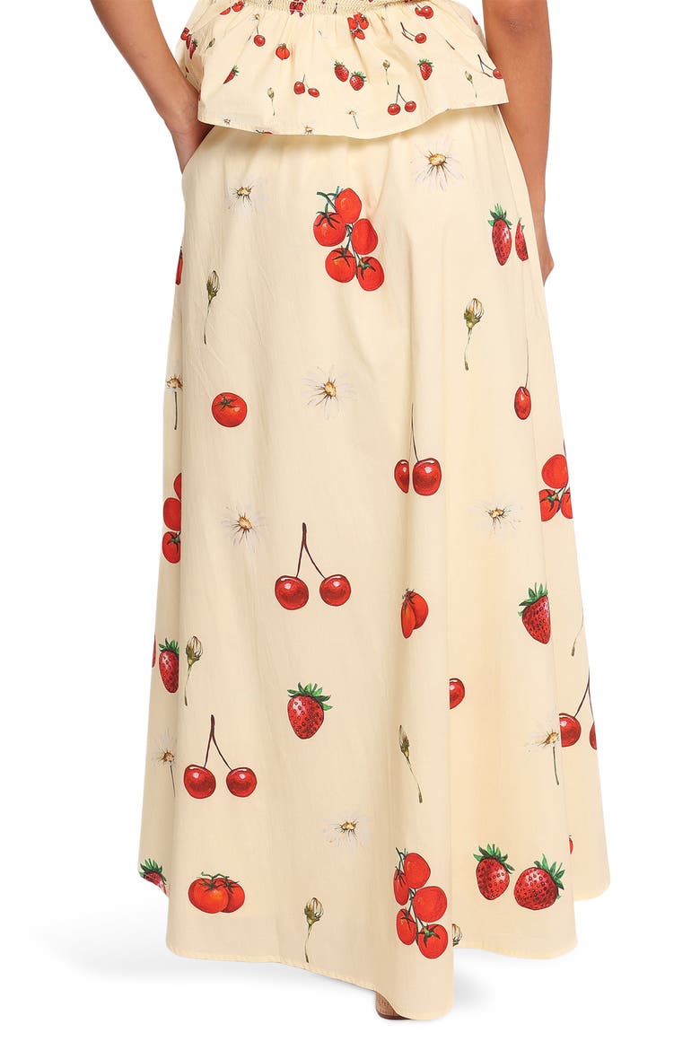 Remira Maxi Skirt, Alternate, color, YELLOW CHERRY