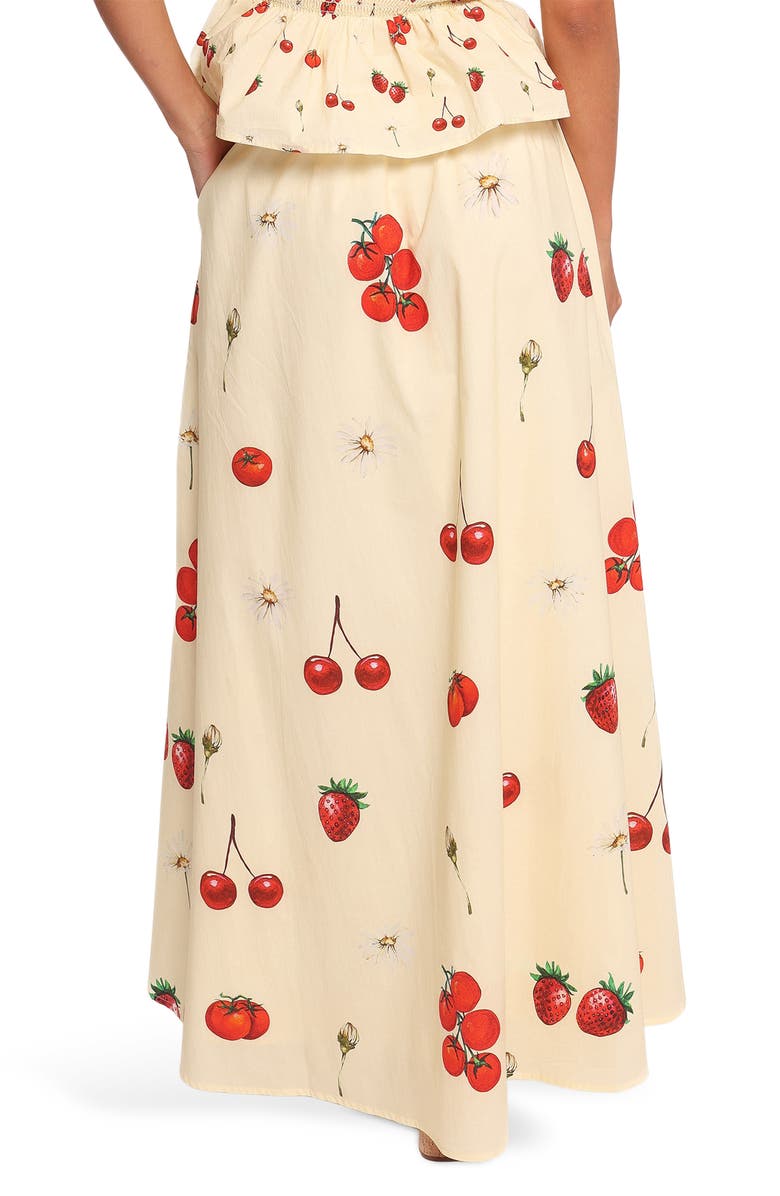 Petal & Pup Remira Maxi Skirt, Alternate, color, Yellow Cherry