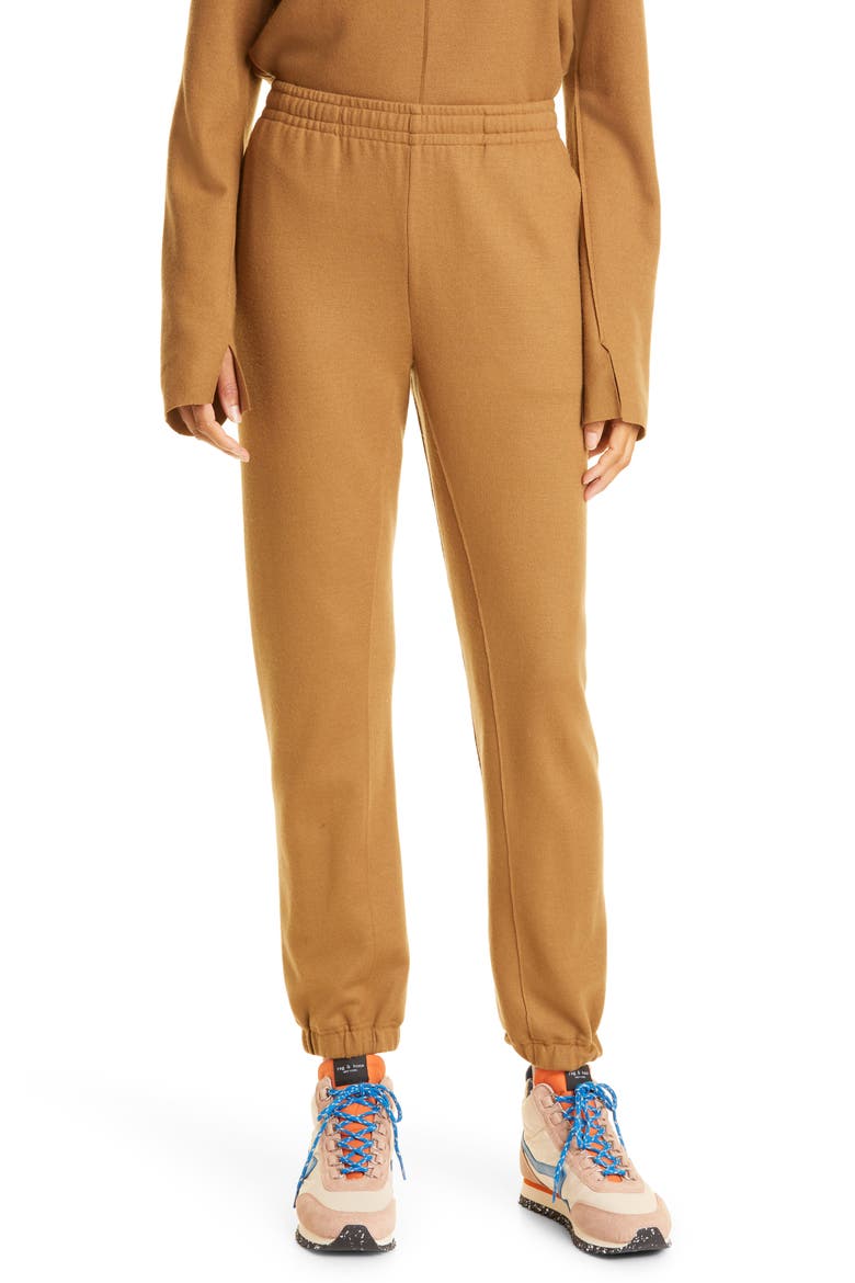 Yan Wool Joggers, Main, color, CAMEL