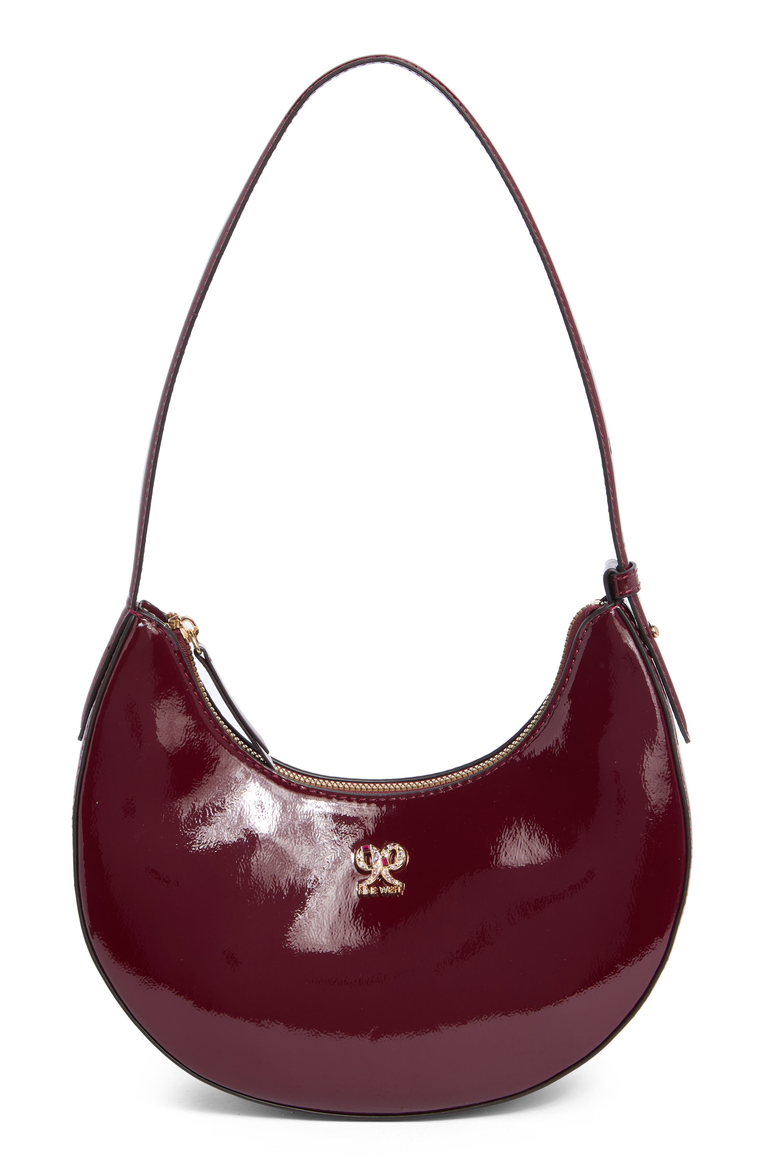 Anastasia Shoulder Bag, Main, color, CLARET