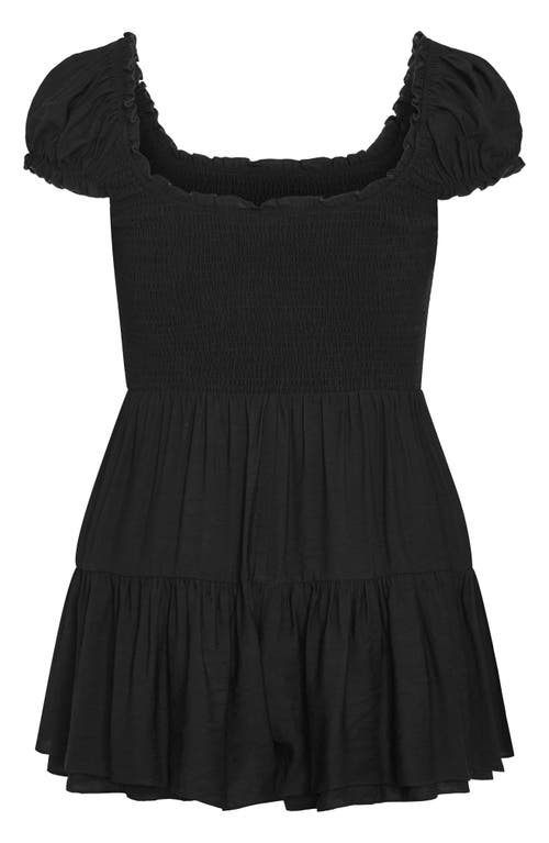 City Chic Zuri Short Sleeve Romper