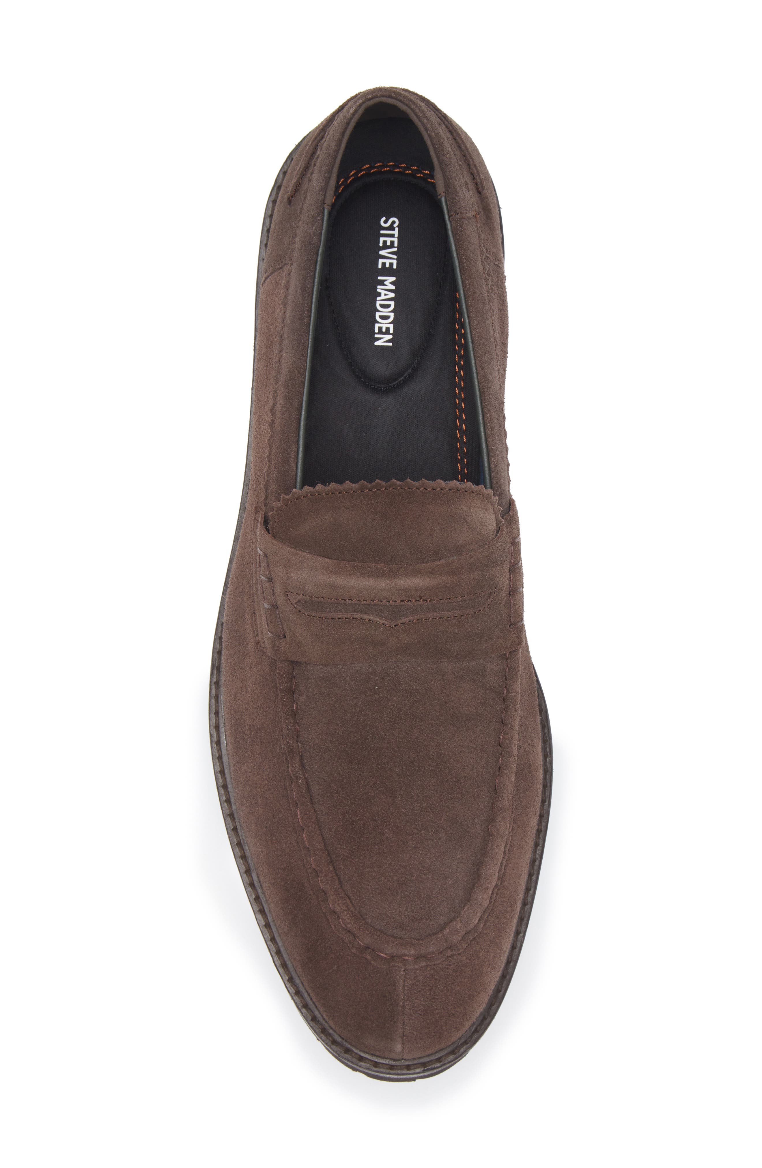 Steve Madden Merced Penny Loafer, Alternate, color, Chocolate