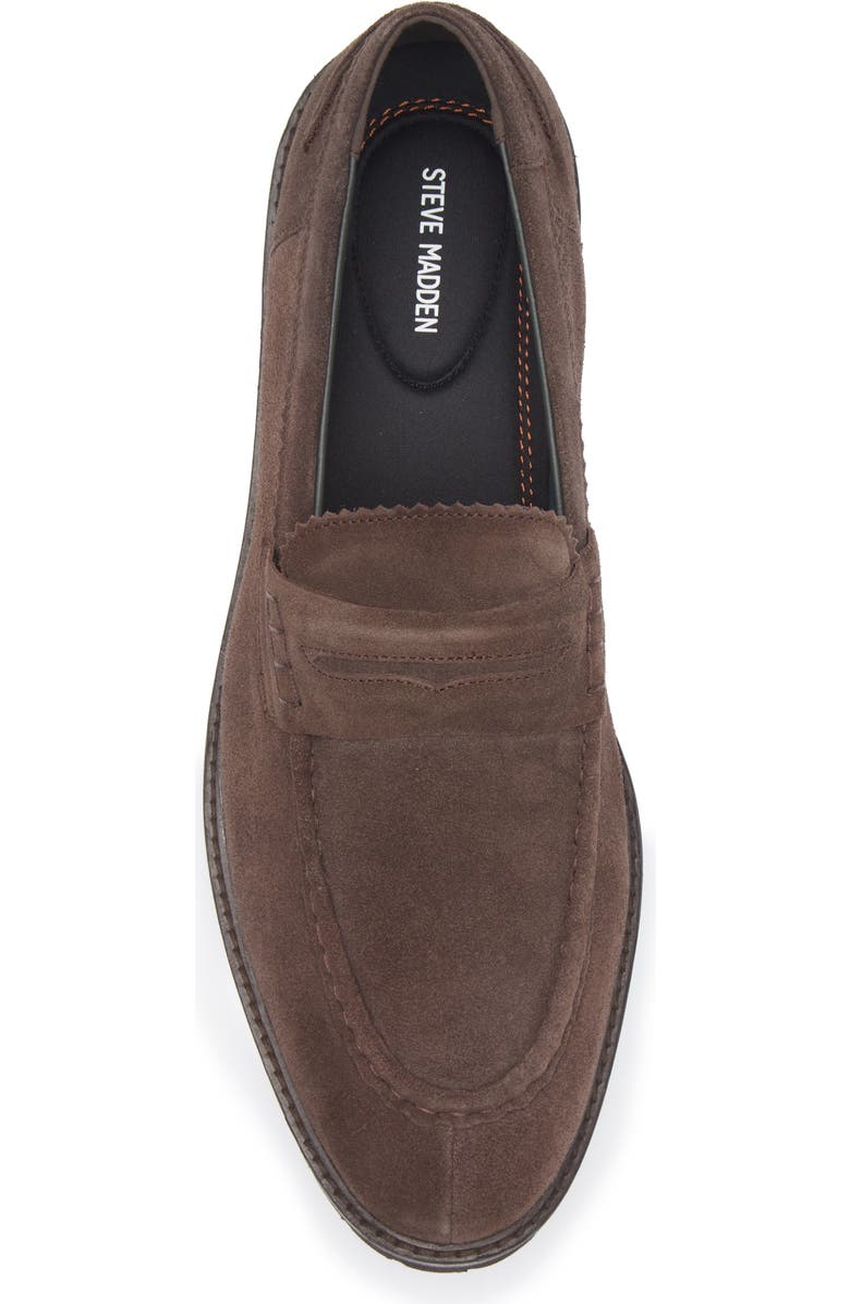 Steve Madden Merced Penny Loafer, Alternate, color, Chocolate