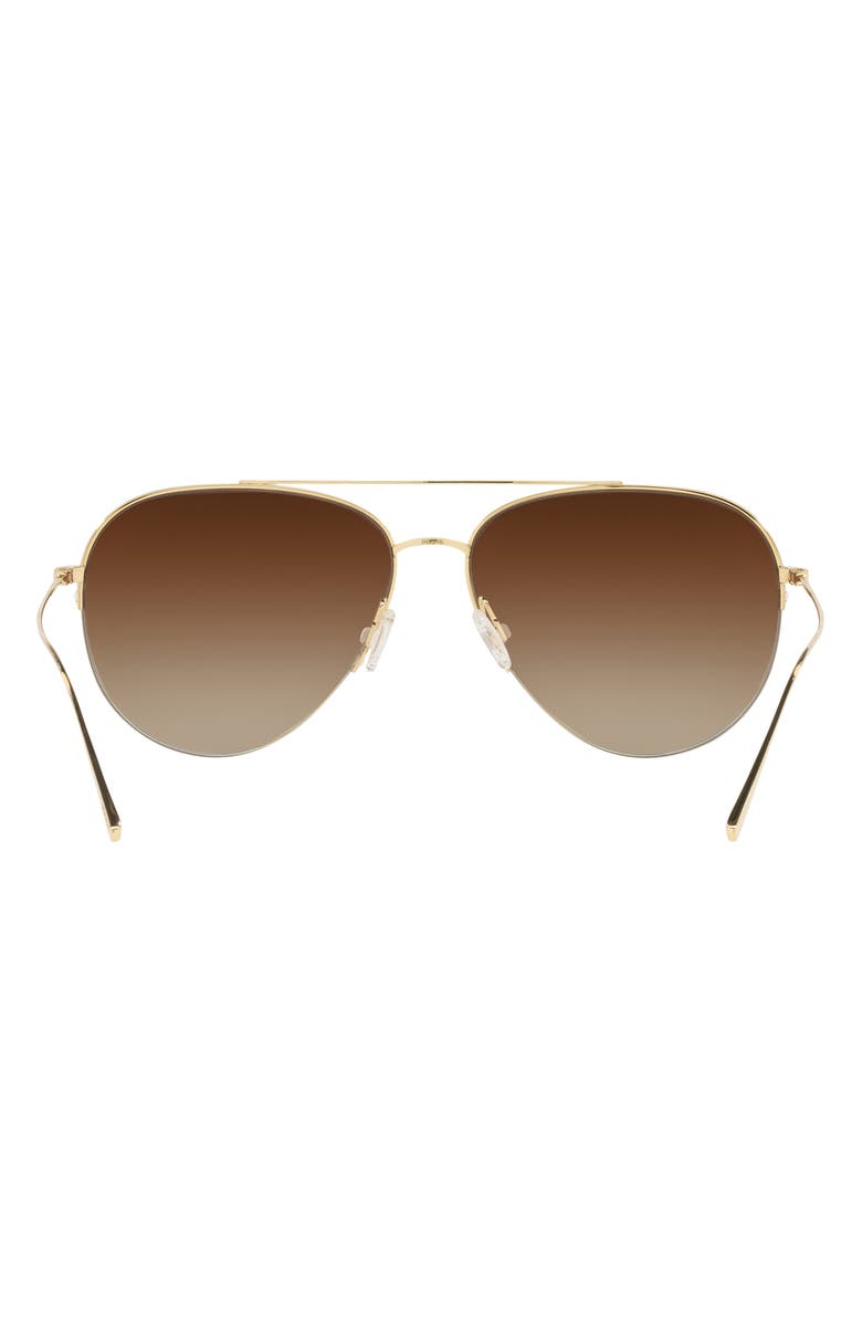 Oliver Peoples Cleamons 60mm Gradient Pilot Sunglasses, Alternate, color, 