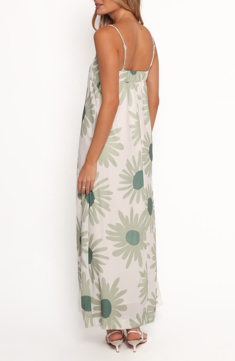Petal & Pup Wilson Floral Linen Blend Maxi Dress, Alternate, color, 