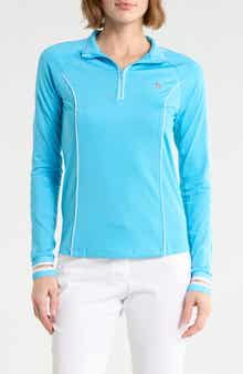 Performance Quarter Zip Long Sleeve Top
