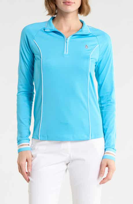 Performance Quarter Zip Long Sleeve Top